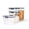 1 Pack Tritan Airtight Pantry Food Storage 8-Pc Set, 2.8 Qt, Dishwasher Safe
