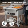 VEVOR 2-Pan Commercial Food Warmer, 2 x 20.6QT Electric Steam Table, 1000W Professional Buffet Catering Food Warmer with 4 Wheels (2 Lockable)