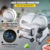 VEVOR 240W Commercial Meat Slicer, Electric Deli Food Slicer, 10" Carbon Steel Blade Electric Food Slicer, 350-400RPM Meat Slicer