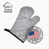 Lots of Westie Oven Mitt Heat Resistant Thick Oven Mitt for Hot Pans and Oven, Kitchen Mitt Protect Hands, Cooking Baking Glove