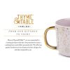 (2 pack) Stoneware Coffee Mug, 16 fl oz, Gold Stars