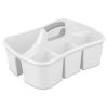 4 Pack Easy Carry, Handy Plastic Utility Storage, White