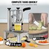 VEVOR Commercial French Fry Cutter with 4 Replacement Blades, 1/4″ & 3/8″ Blade Easy Dicer Chopper, 6-wedge Slicer & 6-wedge Apple Corer