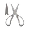 All Purpose Scissors with Blade Cover and Soft Grip Handles and Razor Sharp Blades, Gray