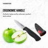 (2 pack) Edgekeeper Classic 3.5-inch Paring Knife with Black Self-Sharpening Sleeve and Handle