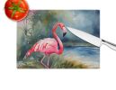 NEW Flamingo Glass Cutting Board Decorative Tempered Glass Kitchen Cutting and Serving Board Large Size Chopping Board