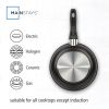 8" Non-Stick Aluminum Skillet Black Dishwasher Safe