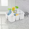 4 Pack Easy Carry, Handy Plastic Utility Storage, White