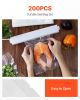 Vacuum Sealer Bags 200 PCS 8 x 12 Inch Non-BPA Food Grade Sealing Storage Bag