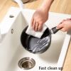 2 qt Non-Stick Aluminum Saucepan, Black