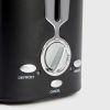(FST-MBJ-110V)2 Slice Toaster, Quick & Even Results Every Time, Wide Slots Fit Any Size Bread Drop-Down Crumb Tray for Easy Clean Up, Stainless Steel