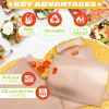 12Pcs Non Stick Toaster Bags Reusable 6.7 x7.5 inch Grilled Cheese Bags Heat Resistant & Easy to Clean Mess Free Toasting Sandwiches Panini & More Com