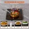 VEVOR Electric Warming Tray, 16.5" x 11" Portable Tempered Glass Heating Tray, Perfect for Dinner, Catering, House, Parties, Events