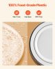 Plastic Disposable Plates 350 Pcs Plastic Dinnerware Set for Party and Wedding