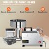 VEVOR 110V Electric Tomato Strainer 370W Commercial Grade Tomato Milling Machine Stainless Steel Tomato Press and Strainer 90-160 Kg/H Pure Copper Mot