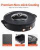 Hot Pot with Grill 1800W 2-in-1 Electric Smokeless Grill Hot Pot for 2-8 People