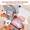 VEVOR Commercial Electric Meat Bandsaw, 1500W Stainless Steel Vertical Bone Sawing Machine, Workbeach 19.3" x 15", 0.16-7.9 Inch Cutting Thickness