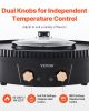 Hot Pot with Grill 1800W 2-in-1 Electric Smokeless Grill Hot Pot for 2-8 People