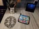 Whippet Luau Pair of Pot Holders Kitchen Heat Resistant Pot Holders Sets Oven Hot Pads for Cooking Baking BBQ, 7 1/2 x 7 1/2