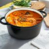 Cast iron Dutch POTS can be used for cooking, baking and refrigeration.