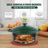 Enamel Dutch POTS can withstand high temperatures and meet many cooking needs, such as cooking, baking and stewing